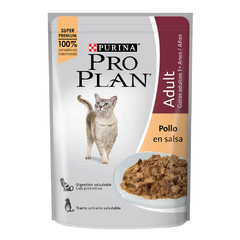 Pouch Pro Plan Adult Cat Chicken para Gatos Adultos de pollo x 85g