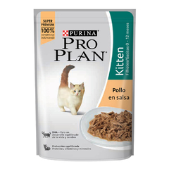 Pouch Pro Plan Kitten de pollo para Gatitos x 85g