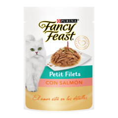 Pouch Fancy Feast Petit Filet Salmon para Gatos x 85g