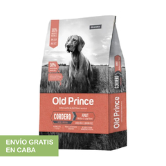 Alimento Old Prince Novel Adulto Cordero y Arroz para Perros Medianos y Grandes