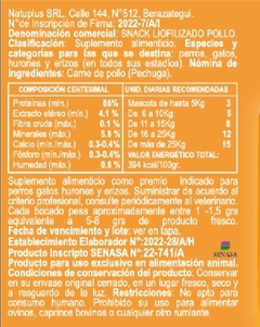 Natuplus Balde Pollo x 100grs - comprar online