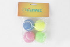 Juguete Perro Pelota Tenis x4 - comprar online