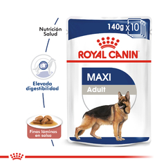 Pouch Royal Canin Maxi Adult para Perros Adultos x 140g - comprar online