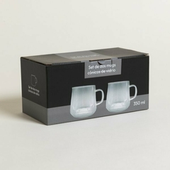 Set X2 Mugs Net Borosilicato 300 ml. - Duvet Home