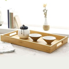 Set X3 Bandejas de Madera Bamboo - comprar online