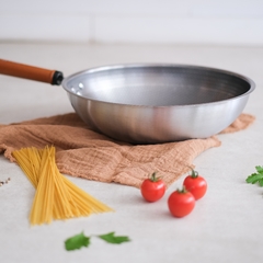 Wok Acero Inoxidable 32 cm - comprar online