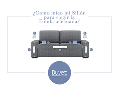 Funda de Sillón Madras 2 Cuerpos - Duvet Home