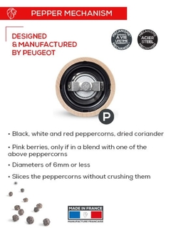 Molinillo Pimienta Peugeot Paris USelect Chef 18 Metal - comprar online