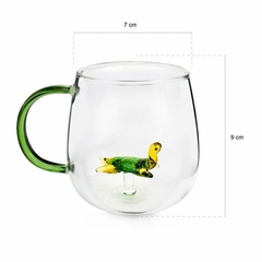 Taza Mug de Vidrio Cristal 3D 350 ml. - comprar online