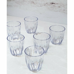 Set X6 Vasos Aqua Clear 350 ml. - comprar online