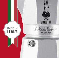 Cafetera Express Bialetti Plateada 6 Pocillos - comprar online