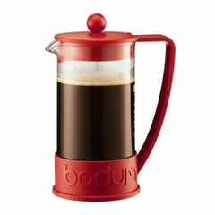 Cafetera Bodum Brazil 8 Pocillos (1 Litro), Roja