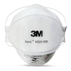 MÁSCARA RESPIRADOR 3M AURA 9320+BR PFF2 - comprar online