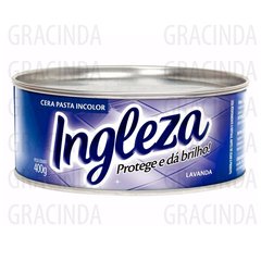 Cera Pasta P/ Pisos E Móveis Ingleza Lata 400 Gr Incolor