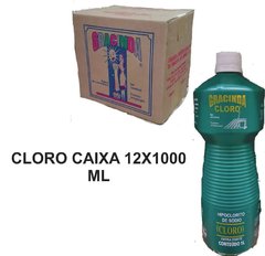 Cloro (hipoclorito De Sódio) Caixa Com 12 Unid 1000 Ml