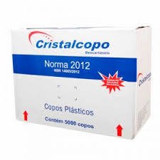 COPO CRISTALCOPO PARA CAFÉ 50 ML BRANCO CX C/ 5000 UNID