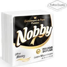 GUARDANAPO NOBBY FOLHA DUPLA 30X31 C/ 50 FLS