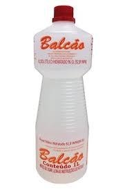 ÁLCOOL BALCÃO 96º 1 LITRO (restrito a uso profissional)