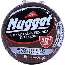 CERA GRAXA PARA SAPATOS NUGGET MARROM 36 GR