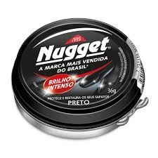 CERA GRAXA PARA SAPATOS NUGGET PASTA PRETO 36 GR