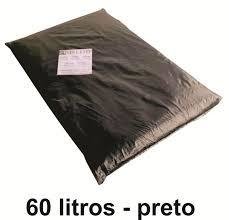 SACO LIXO PTO 60 LTS COMUM C/ 100 UNID