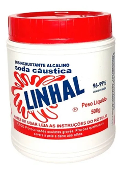 SODA CÁUSTICA LINHAL 99% POTE 500 GR