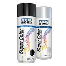 TINTA AEROSOL PRETO BRILHANTE USO GERAL TEK BOND 350 ML