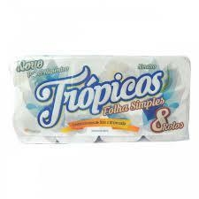 PAPEL HIGIÊNICO TROPICOS PACOTÃO C/ 8 ROLOS