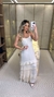 905 - Vestido Diana Indiano | Longo Bordado No Busto - loja online