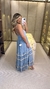905 - Vestido Diana Indiano | Longo Bordado No Busto - comprar online