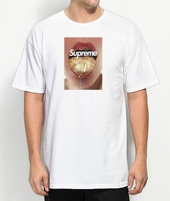 Camiseta Supreme Gold Mouth - No Hype