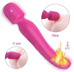 VIBRADOR VARINHA MÁGICA PINK RECARREGÁVEL IRIS- S-HAND