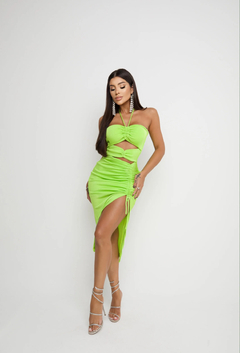 Vestido Silk Verde - My Hit Store | Compra Segura de Roupas On-line