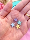 APLIQUES PATCHES MINI ESTRELA BORDADA CORES CANDIES 12 MM ( 5 UNIDADE )