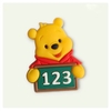 APLIQUE EMBORRACHADO ESCOLAR URSINHO POOH ( 1 UNIDADES) - comprar online