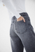5156 - JEAN RIGIDO WIDE LEG GREY - Bora Jeans