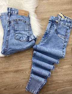 Calça Melinda Jeans | Ref: 52013.02 | Com lycra | Cintura Alta. - comprar online