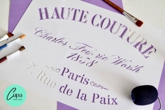 Stencil CUPA Haute Couture 30x40