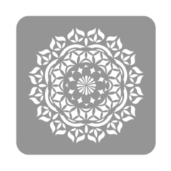 Stencil Eq Arte 30x30 - Simplemente Mandala