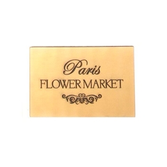 Placas Vintage / Sello Bajo Relieve - Flower Maker