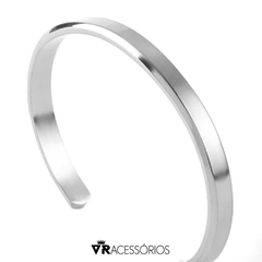 Bracelete Executive Silver em Aço Inoxidável - VR Acessórios | Loja online de Acessórios Masculinos