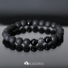 Pulseira Zircônia Vulcanic All Black - comprar online