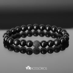 Pulseira Zircônia All Black Brilhante