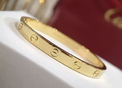 Bracelete Feminino Gold em Aço Inoxidável Ouro 18k na internet