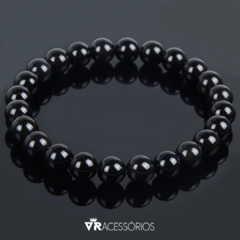 Pulseira Basic Black Ônix Brilhante - comprar online