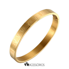 Bracelete Romano Premium Gold Em Aço Inoxidável
