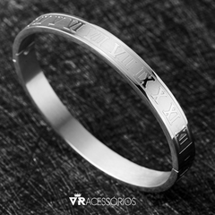 Bracelete Romano Premium Silver Em Aço Inoxidável - loja online