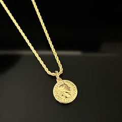 Colar Moneda Gold em Aço Inox 316L - comprar online