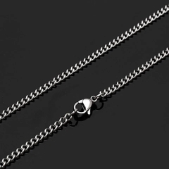 Colar Retângulo Minimalist Silver em Aço Inoxidável - comprar online