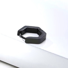 Brinco Hexagon Black - 1 unidade (Não é o par) - comprar online